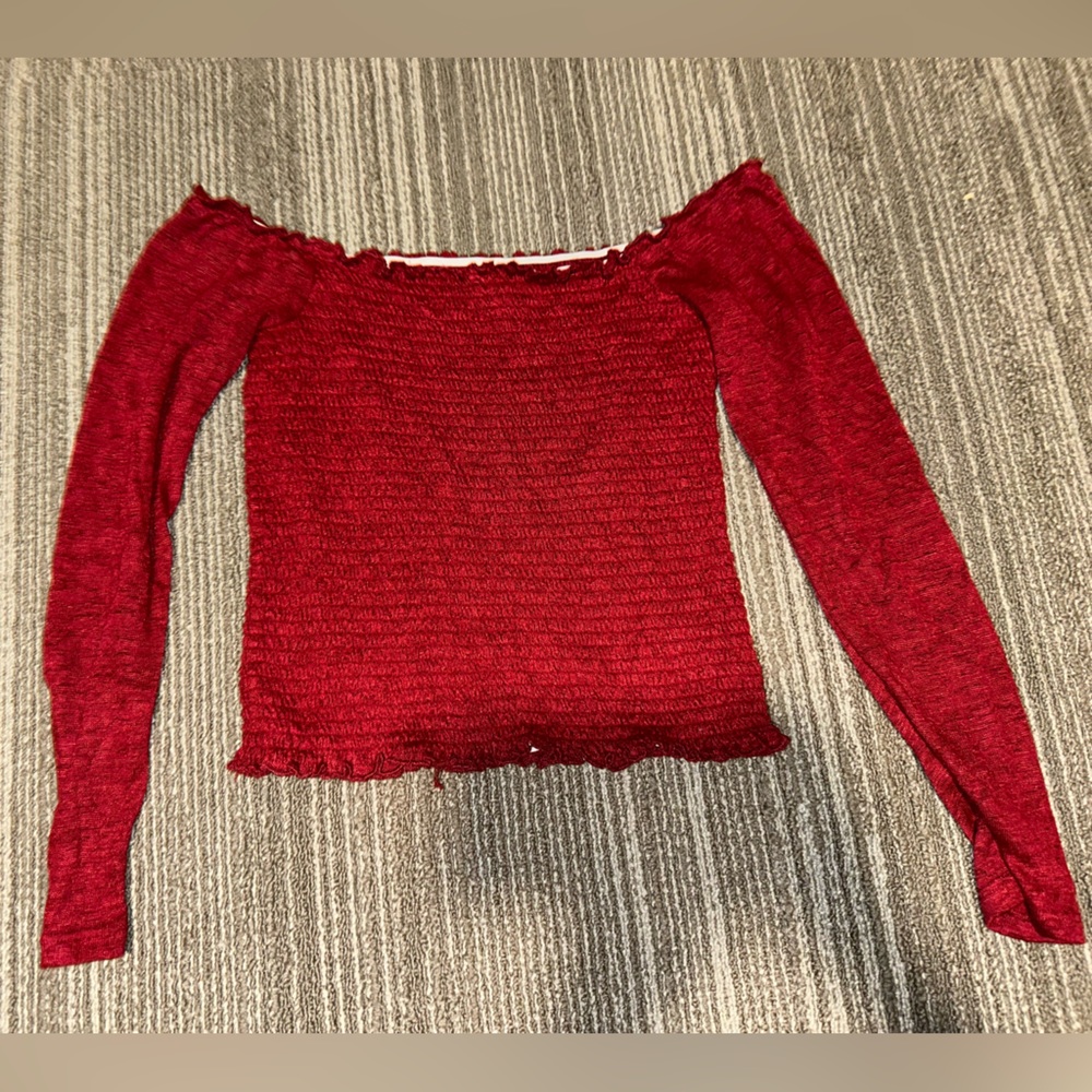 Off the Shoulder Long Sleeve